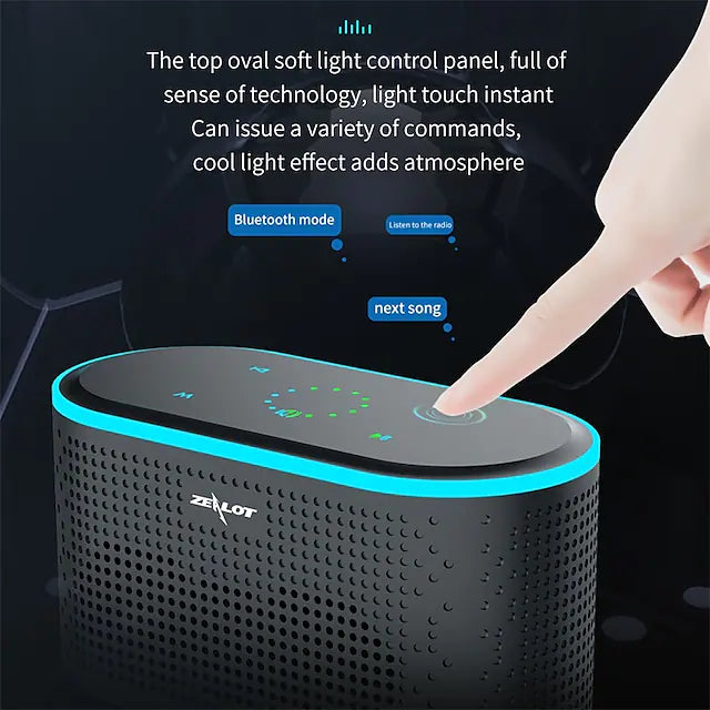Z2 Bluetooth Speaker Bluetooth Waterproof Touch Control Stereo Sound Speaker For Mobile Phone