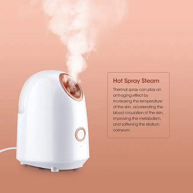 140ML Hot Spray Face Steamer Facial Humidifier Moisturizer Atomizing Face Steaming Device