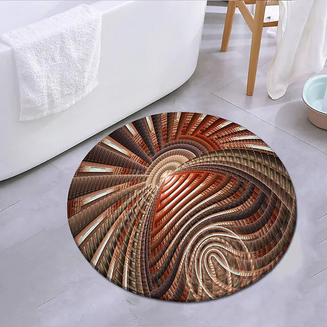 Dream Pattern Round Mat Carpet Door Mat