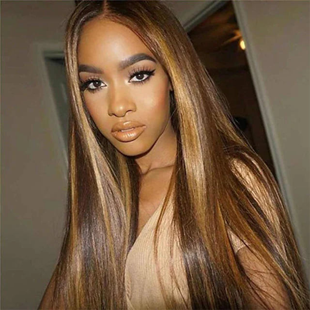 Dark Brown Wigs for Women Duofan 26‘‘ Wigs