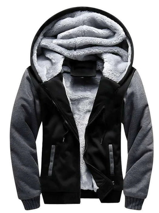 Men's Hoodies Jacket Hoody Zipper Winter Fleece