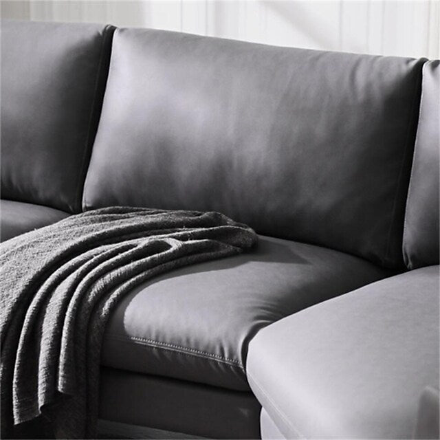 Huge a Shaped Corner Sofa with Metal LegsLarge Corner Wedge with Deep Seat99% Finished