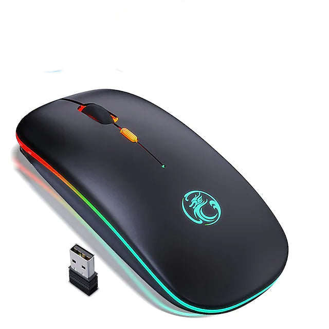 Wireless Mouse Bluetooth RGB Rechargeable Mouse Wireless