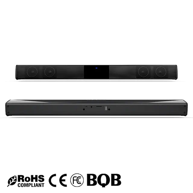 BS-28 Soundbar Wireless Bluetooth TF Card Portable Speaker For Laptop Mobile Phone
