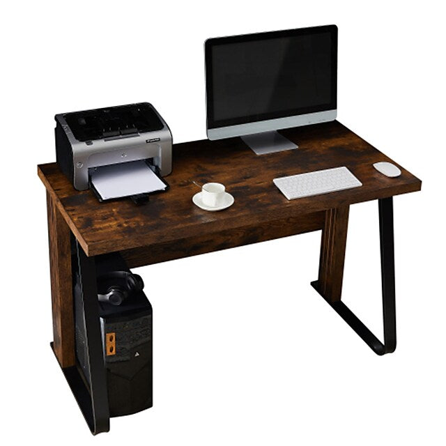 Home Office Computer Desk Modern Student Desk Laptop Study Table Writing DeskEasy Assembly(Tiger)