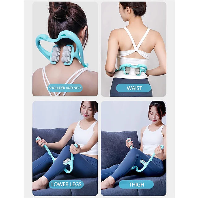 Massager Trigger Point Roller Massager for Pain Relief deep Tissue Handheld Shoulder Massager