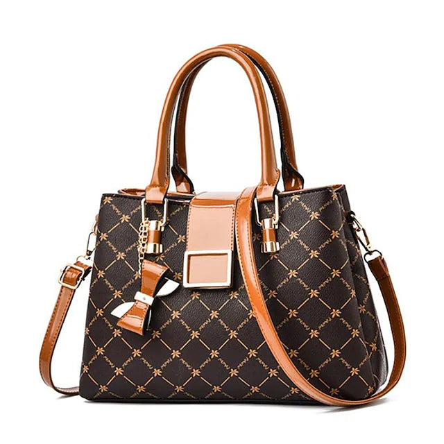 Women's Handbag Crossbody Bag PU Leather Daily Bowknot Large Capacity