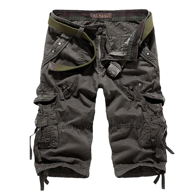 Men's Stylish Streetwear Cargo Shorts Leg Drawstring