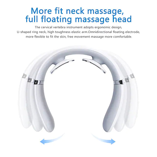 Electric Neck Massager Intelligent Pulse Massager Control