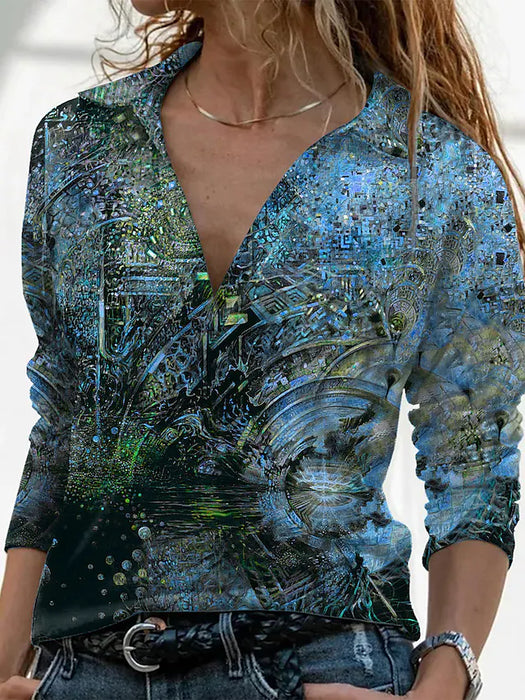 Women's 3D Printed Painting T shirt