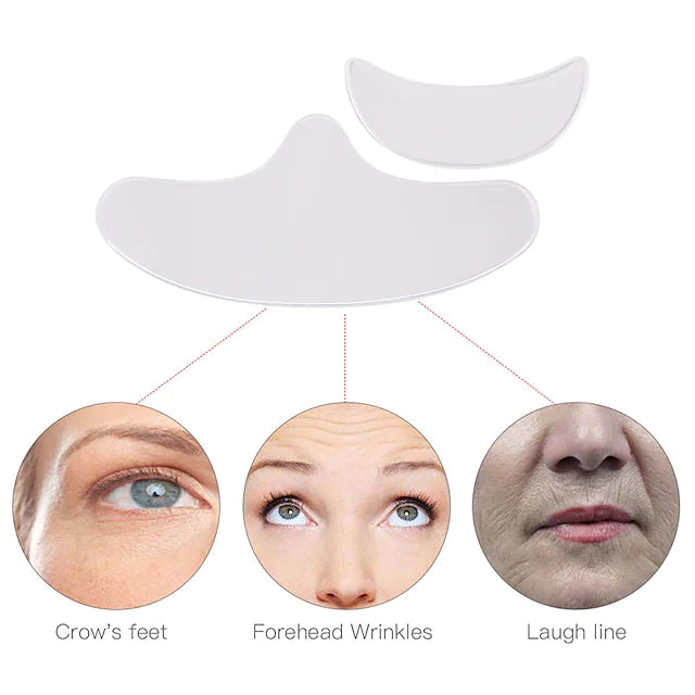 Reusable Silicone Wrinkle Removal Sticker Face Forehead Neck Eye Sticker