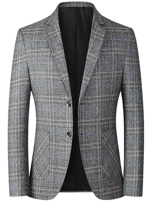 Men's Blazer Business Daily Work Fall Winter Regular Coat.