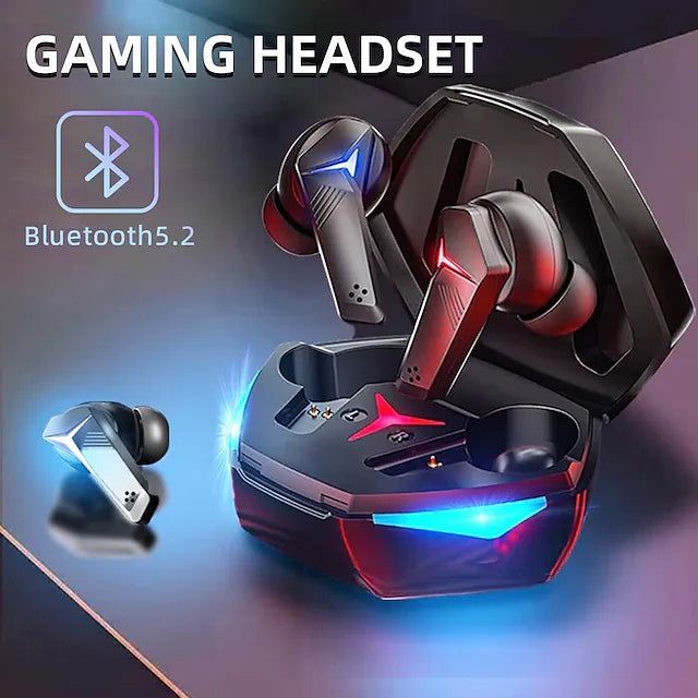 T33 TWS Bluetooth Headphones Low Latency Gamer Headset Wireless Bass Touch Control
