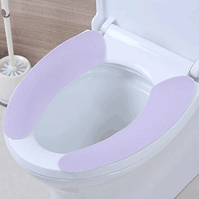 Bathroom Toilet Seat Cushion Closestool Washable Soft Warmer Mat Pad Toilet Seat Toilet Seat