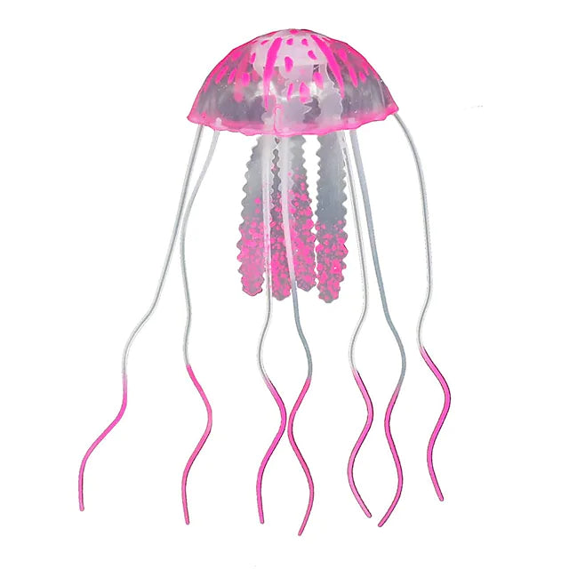 Glowing Jellyfish Ornament Decoration for Aquarium Fish Tank Fish Tank Aquarium