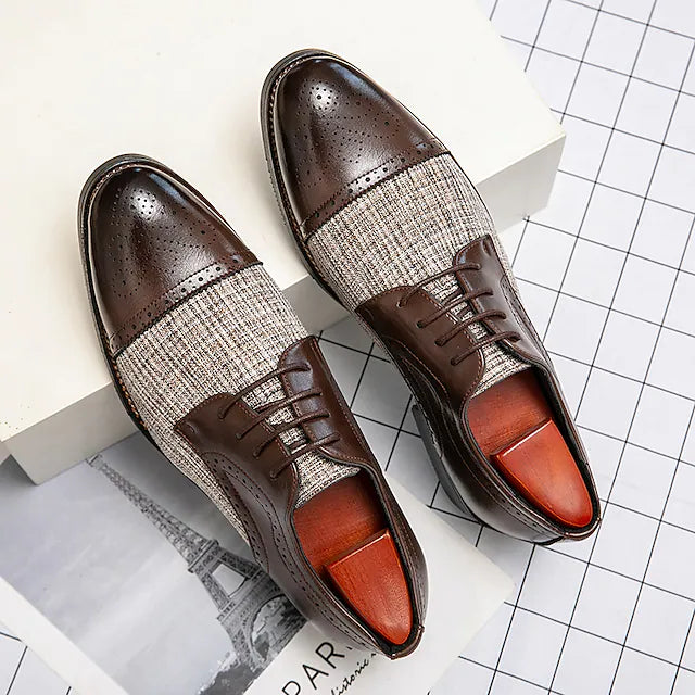 Men's Oxfords Formal Shoes Brogue Business