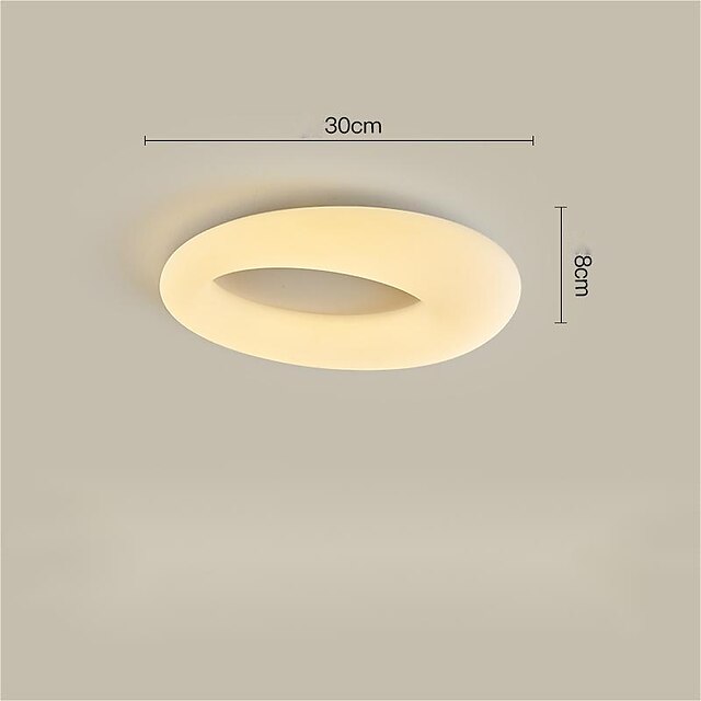 30 cm Dimmable Ceiling Lights Metal Acrylic Artistic Style Modern Style