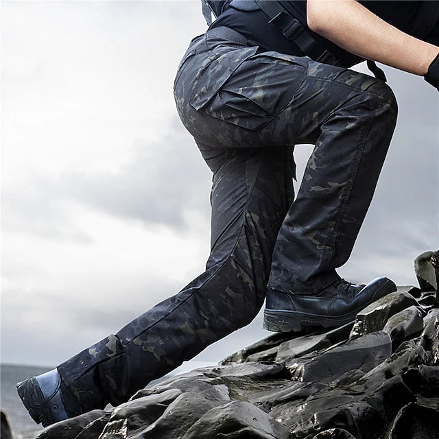 men's outdoor assault pants waterproof windproof multi-pocket