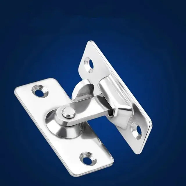 90 Degree Hasp Latches Stainless Steel Sliding Door Chain Locks Security Tools