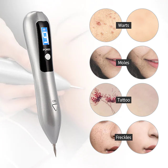 LCD Plasma Pen Laser Tattoo Mole Removal Machine Rechargeable Face Care Skin Tag