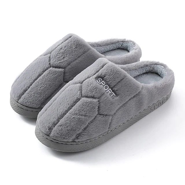 Men's Unisex Slippers & Flip-Flops Warm Slippers Plush Slippers Casual