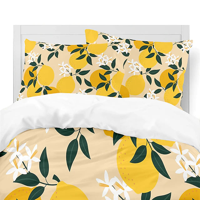 Lemon Duvet Cover Set Quilt Bedding Sets Comforter Cover