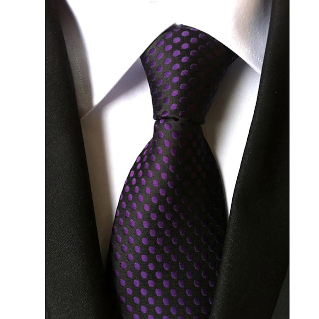 Men's Work Wedding Gentleman Necktie - Jacquard Formal Style Modern