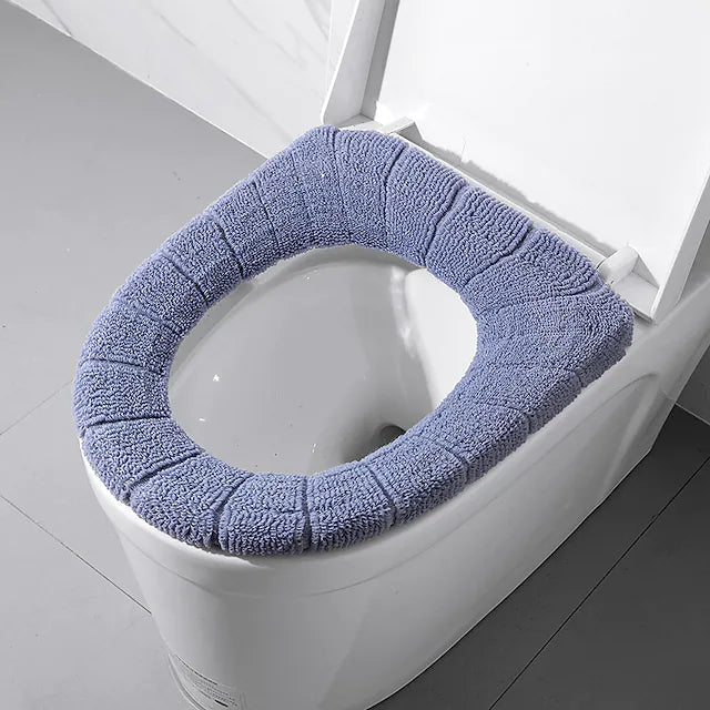 Toilet Seat Cover Warm Soft Washable Mat Home Decor Closestool Mat Seat Case