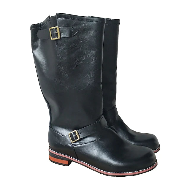 Men's Boots Retro Cowboy Boots Biker boots Vintage Classic British