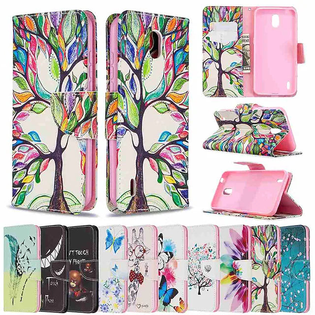 Case For Nokia 1.3 Nokia 2.3 Nokia 5.3 Wallet Card Holder with Stand Full Body Cases