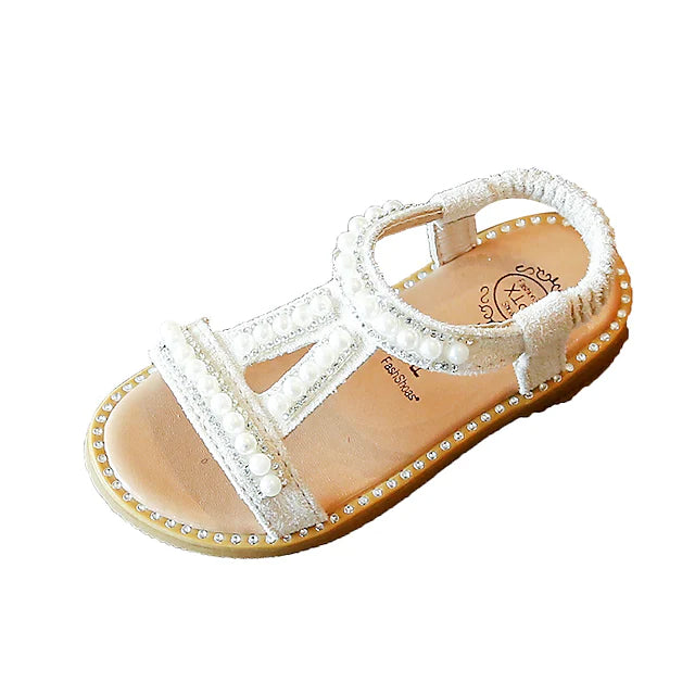 Girls' Sandals Daily Glitters Dress Shoes Lolita PU Princess Shoes