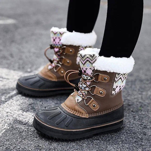 Boys Girls' Boots Daily Casual Boots Ankle Boots Casual Knit Water Resistant Breathability