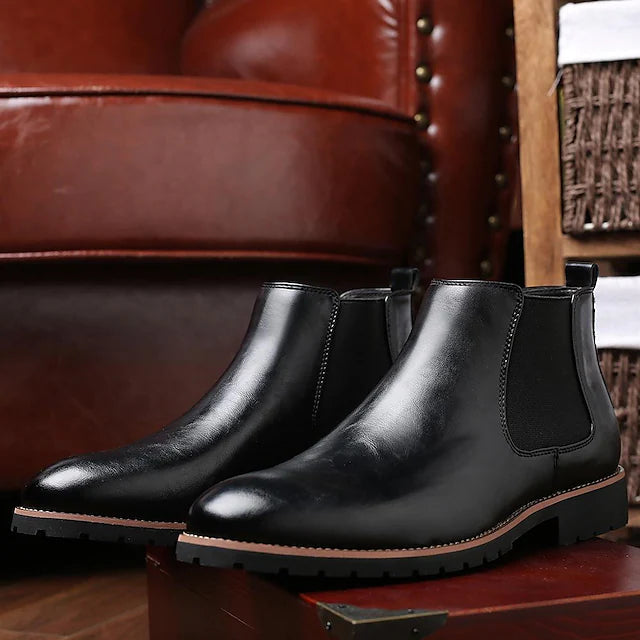 new men's set foot casual chelsea boots korean fashion fashion short boots