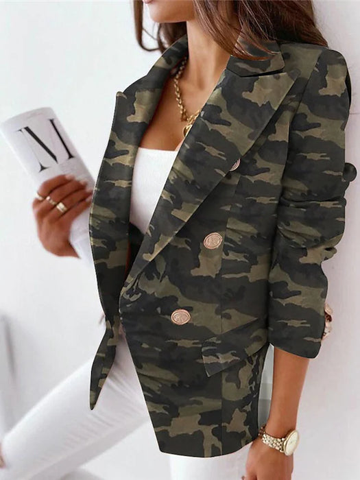 Women's Blazer Casual Jacket Office Work Daily Fall Spring Regular Coat