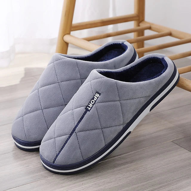 Men's Unisex Slippers & Flip-Flops Warm Slippers Fleece Slippers Casual