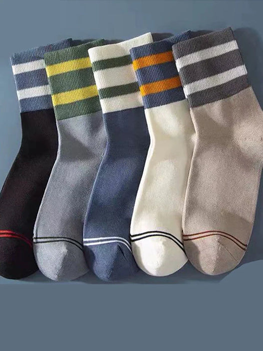 Comfort Men's Socks Plaid Checkered Multi Color