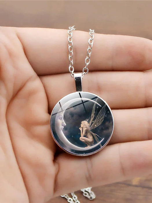 Women's necklace Fashion Street Moon Necklaces