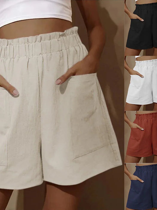 Women's Basic Essential Casual / Sporty Wide Leg Bermuda shorts