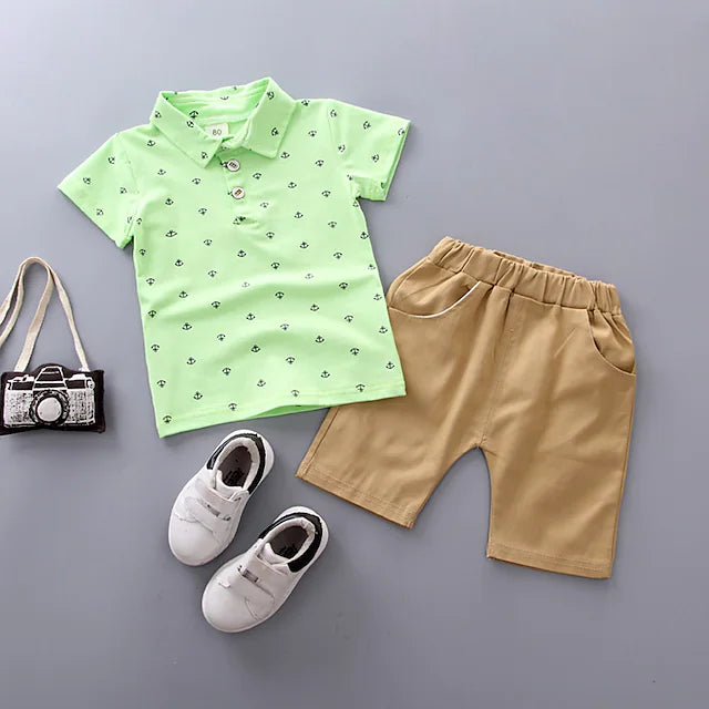 Toddler Boys' T-shirt & Shorts Clothing Set 2 Pieces