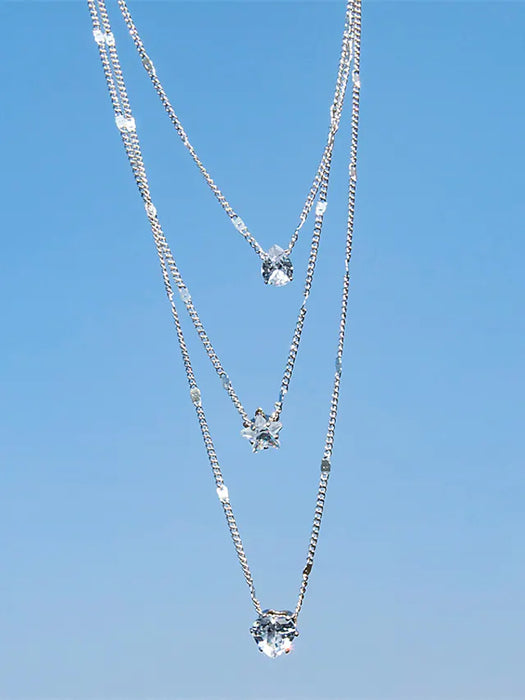 Women's necklace Vintage Outdoor Heart Necklaces