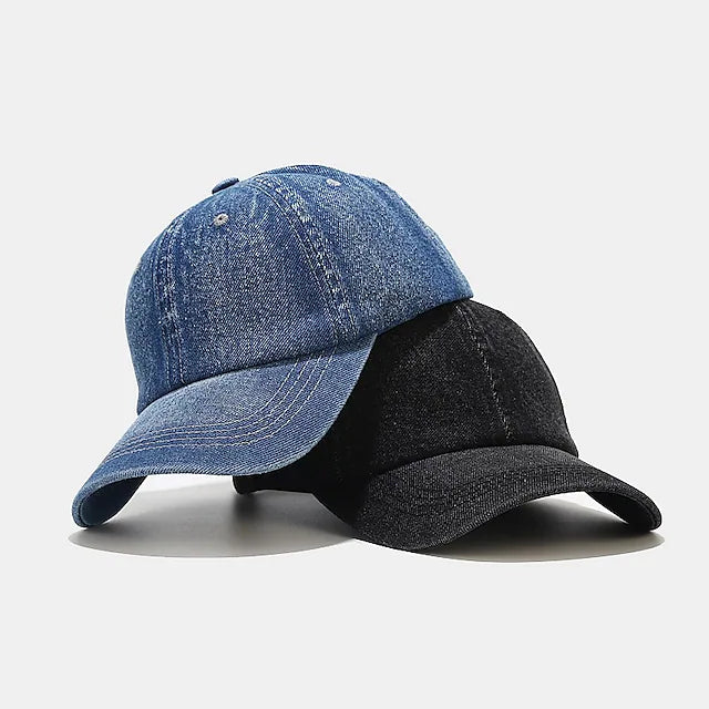 New Arrived Black Dark Blue Denim Baseball Cap Snapback Hats