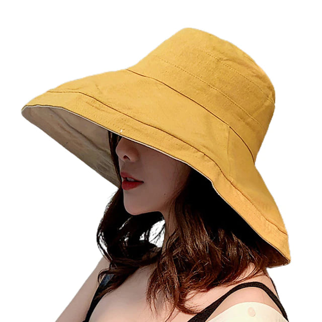1 pcs Women's Sun Hat Bucket Hat Fishing Hat Hiking Hat Wide Brim