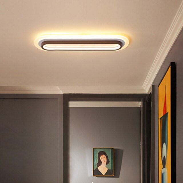 40/60/80cm LED Ceiling Light Modern Porch Light Corridor Aisle Geometric Shapes