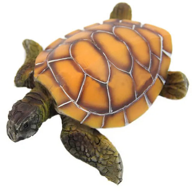 1pc Aquarium Ornament Resin Polyresin Turtle Tortoise Fish Tank Decoration