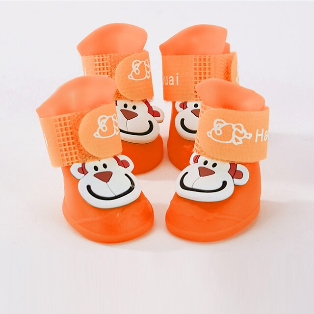 Dog Boots / Shoes Cartoon Fashion Cute Casual / Daily Outdoor Dog Clothes