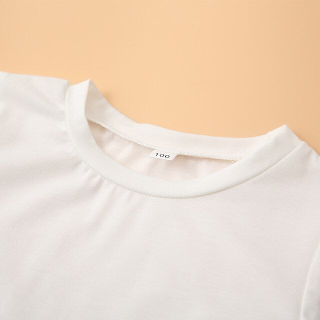 Toddler Girls' Easter T shirt Graphic Outdoor Short Sleeve Crewneck