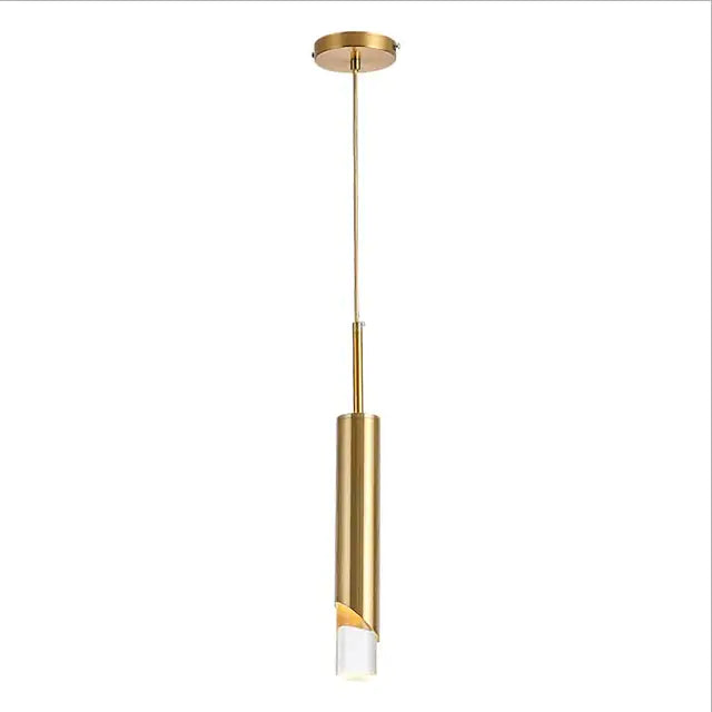 LED Pendant Light Black Gold Kitchen Island Light Bedside Light 30 cm