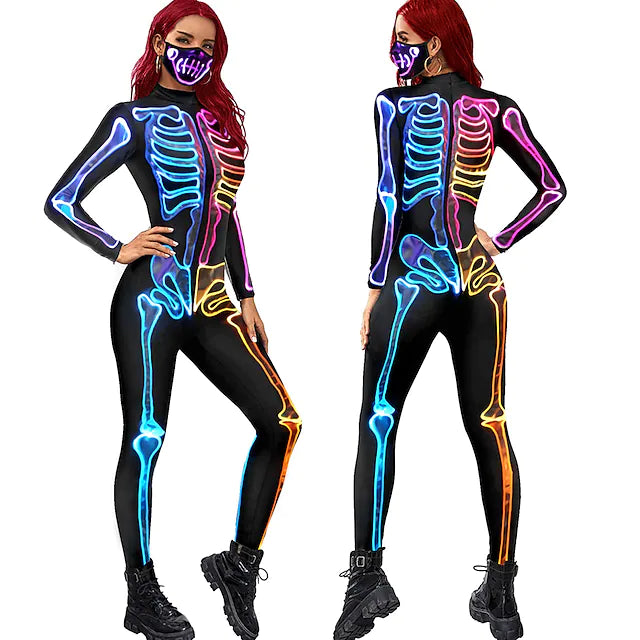 Zentai Suits Catsuit Skin Suit Skeleton / Skull Adults' Cosplay Costumes
