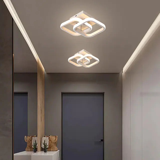 24 cm Ceiling Light LED Flush Mount Lights Metal Modern Style Painted Finishes 110-120V 220-240V