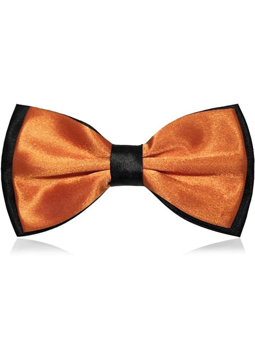 Men's Party / Work Bow Tie - Solid Colored Classic Faux Silk Bow Ties